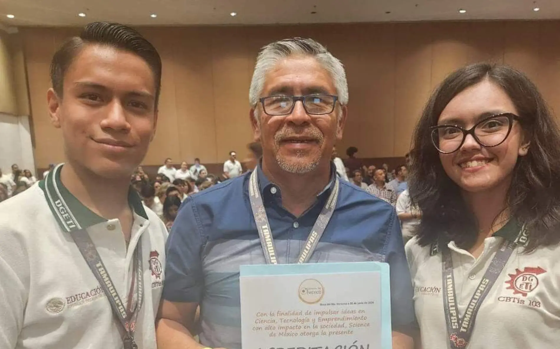 El CBTis 103 triunfa durante el XXVI Concurso Nacional de Prototipos y Proyectos de Emprendimiento CBTis 103